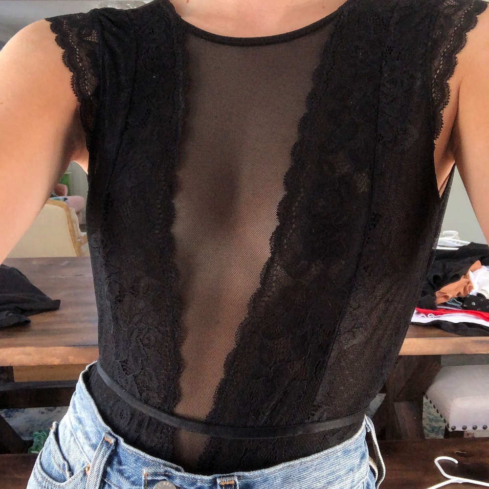 RARE Brandy Melville Lace Bodysuit